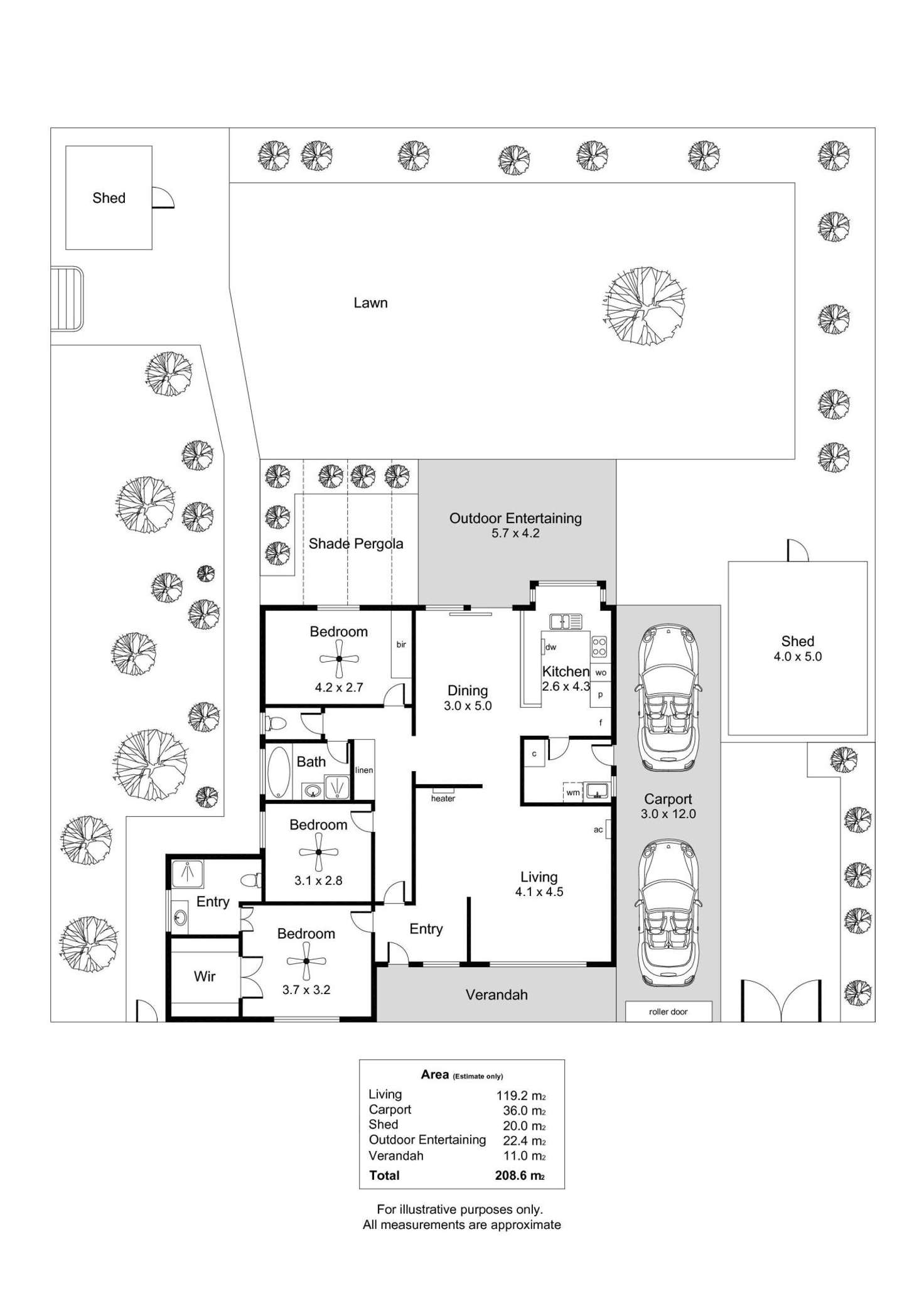 Floorplan of Homely house listing, 23 Glenalvon Drive, Flagstaff Hill SA 5159