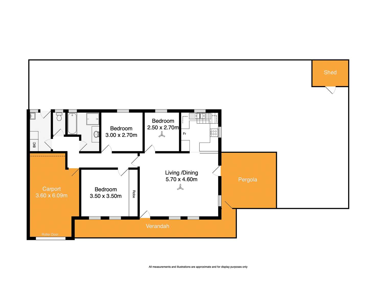 Floorplan of Homely unit listing, 2/1 Surrey Avenue, Victor Harbor SA 5211