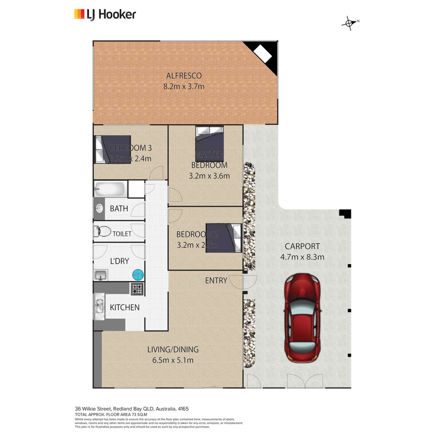 Floorplan of Homely house listing, 36 Wilkie Street, Redland Bay QLD 4165