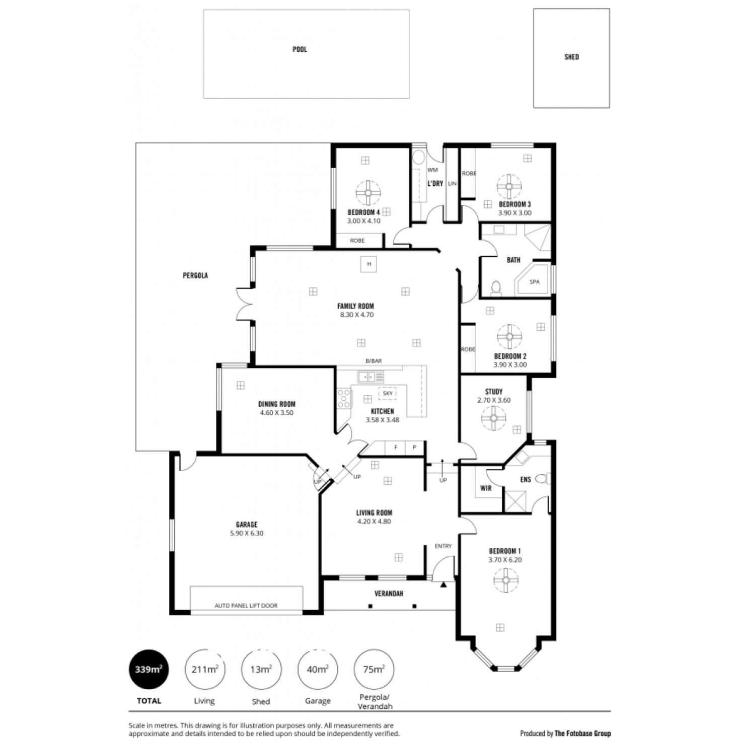 Floorplan of Homely house listing, 12 Lauder Avenue, Sefton Park SA 5083