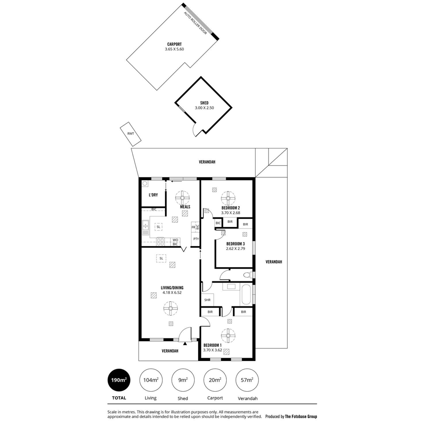 Floorplan of Homely house listing, 2B Darley Road, Paradise SA 5075