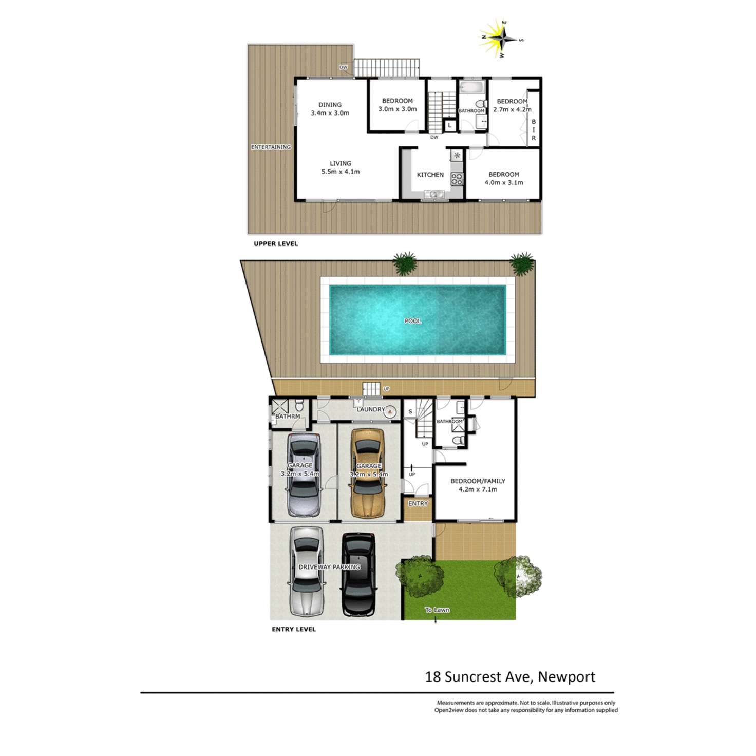 Floorplan of Homely house listing, 18 Suncrest Avenue, Newport NSW 2106