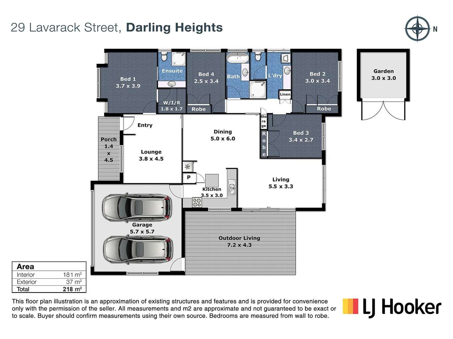 Floorplan of Homely house listing, 29 Lavarack Street, Darling Heights QLD 4350