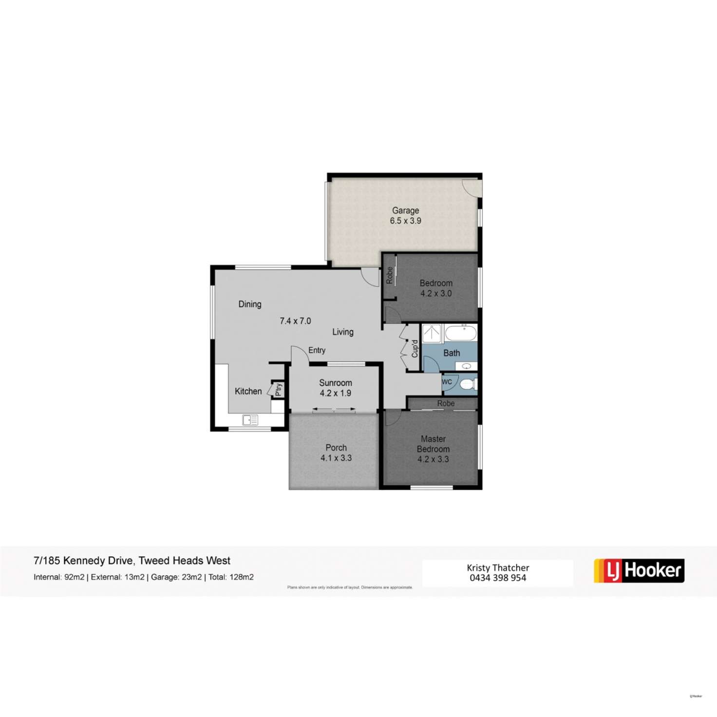 Floorplan of Homely unit listing, 7/185 Kennedy Drive, Tweed Heads West NSW 2485