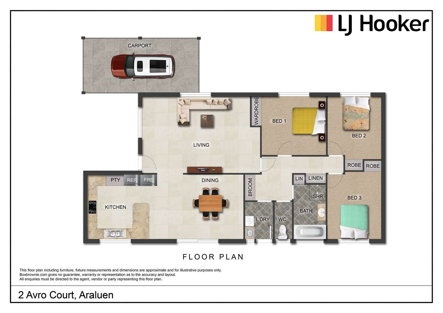 Floorplan of Homely house listing, 2 Avro Court, Araluen NT 870