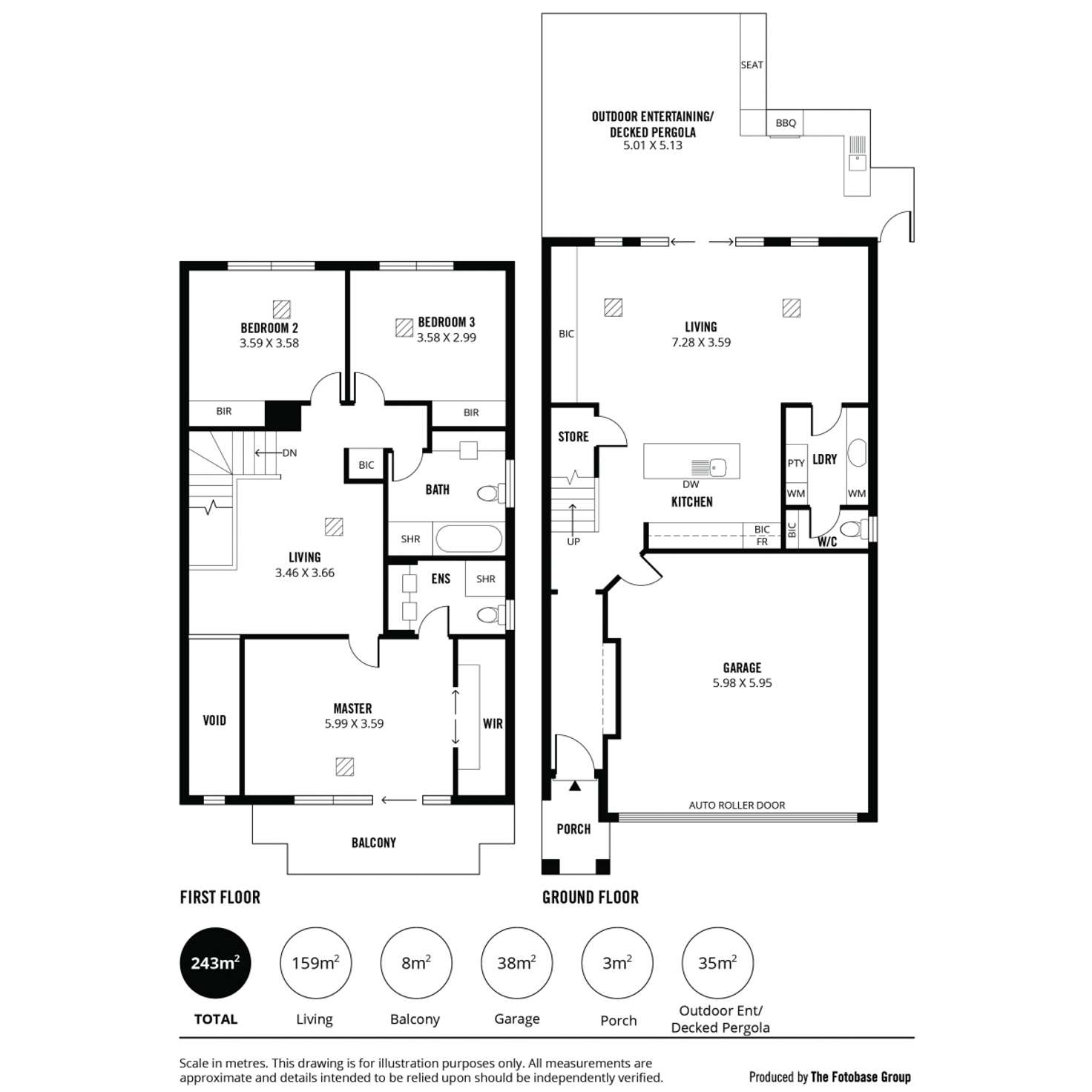 Floorplan of Homely townhouse listing, 30/28A Davis Road, Glynde SA 5070