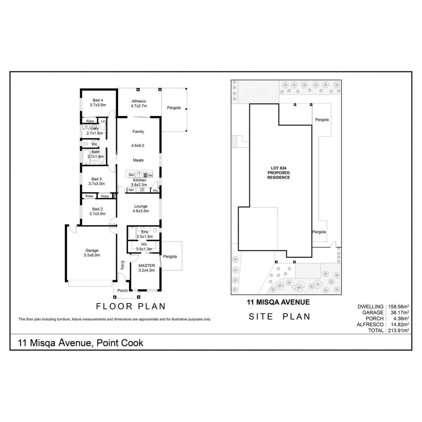 Floorplan of Homely house listing, 11 Misqa Avenue, Point Cook VIC 3030