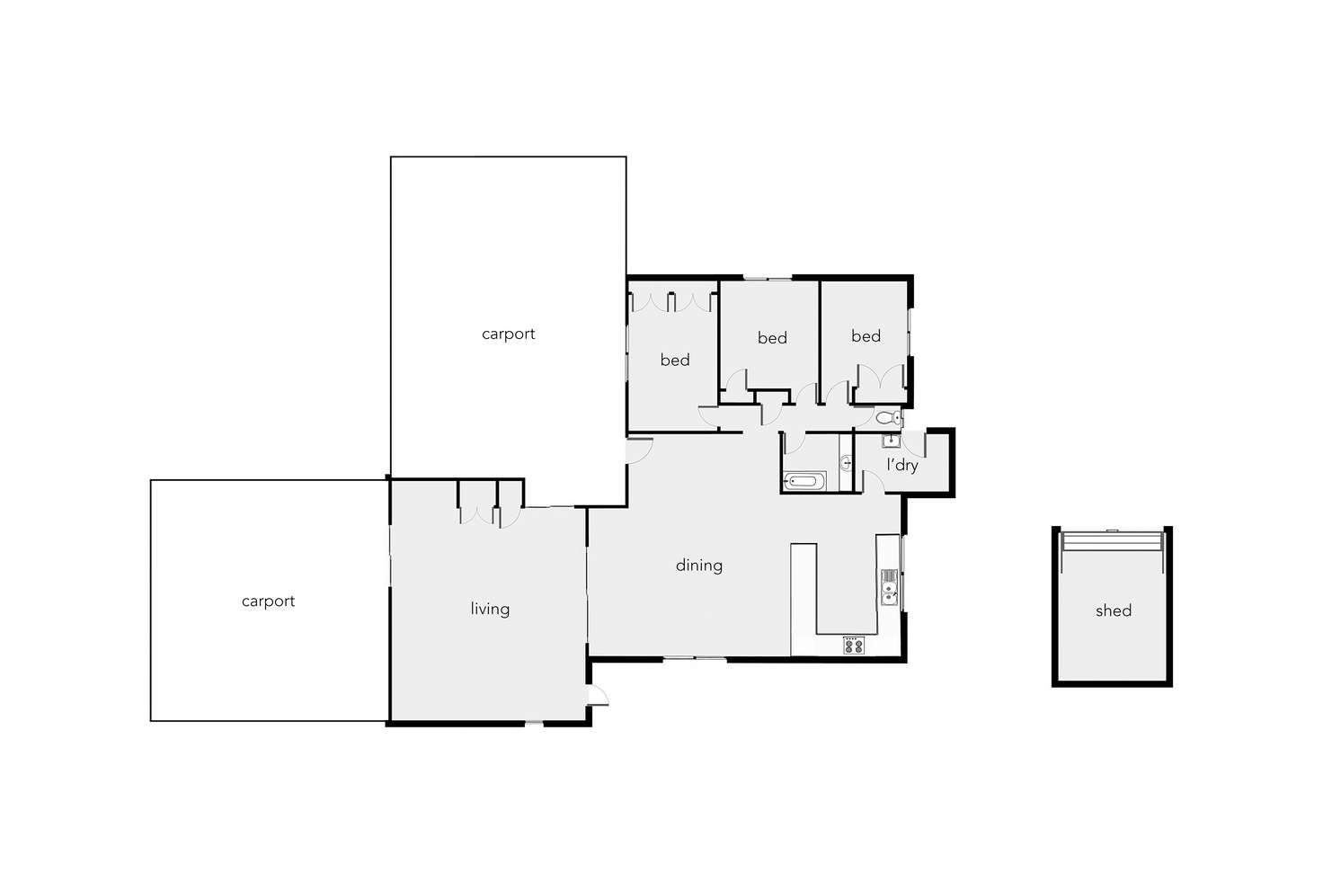 Floorplan of Homely house listing, 14 Tamba Street, Bayview Heights QLD 4868