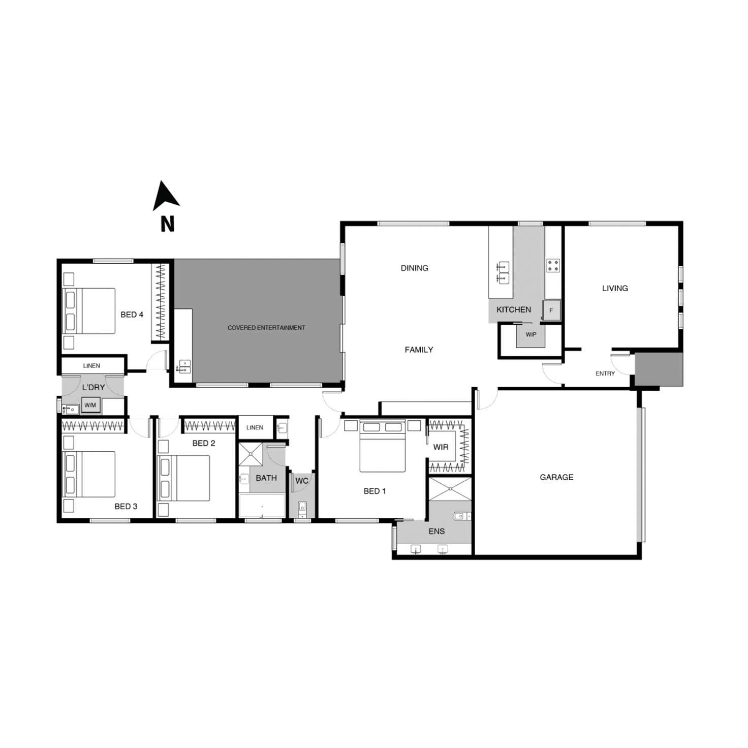 Floorplan of Homely house listing, 13 Lumsdaine Street, Moncrieff ACT 2914