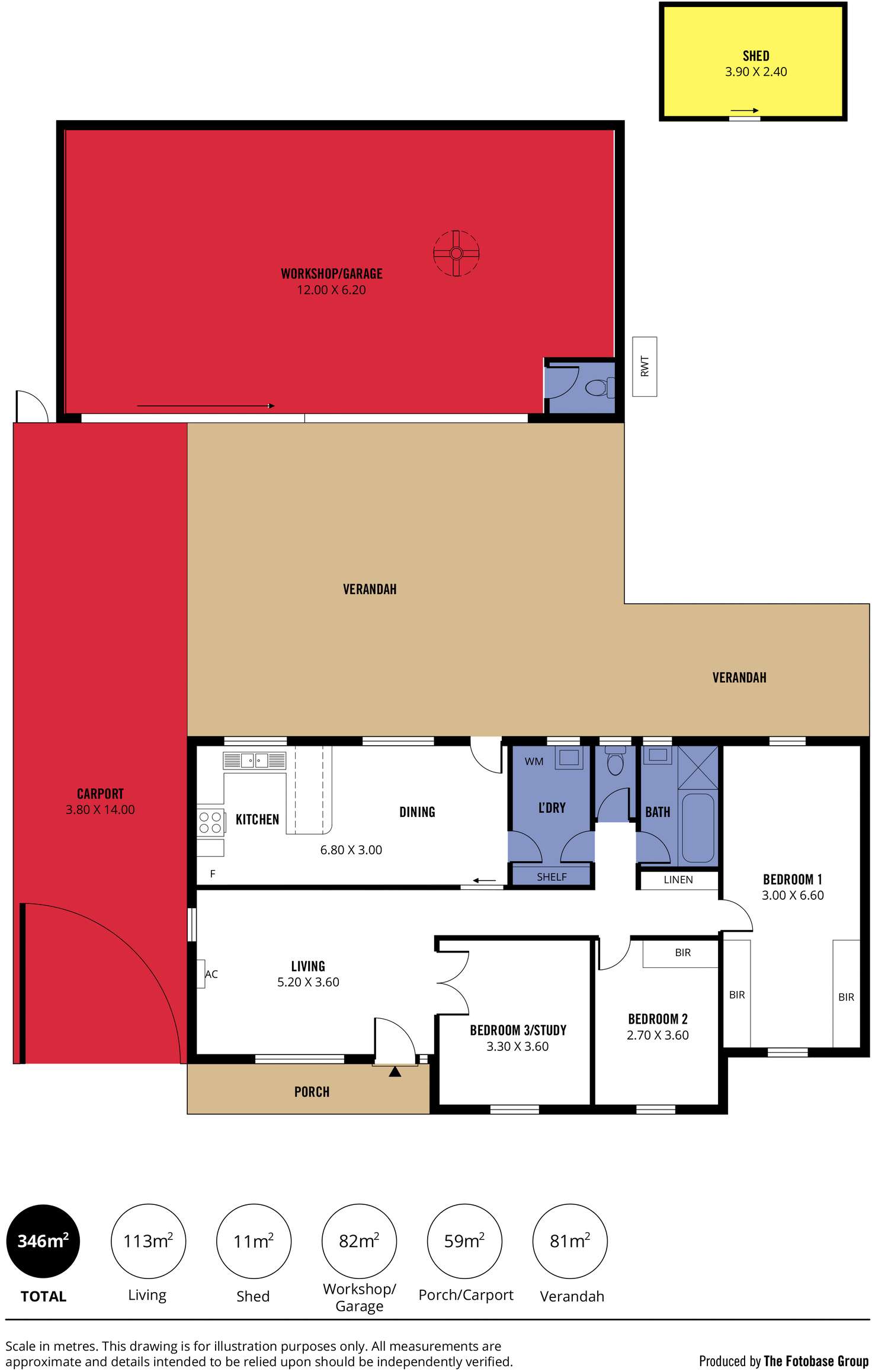Floorplan of Homely house listing, 33 Cumberland Crescent, Huntfield Heights SA 5163