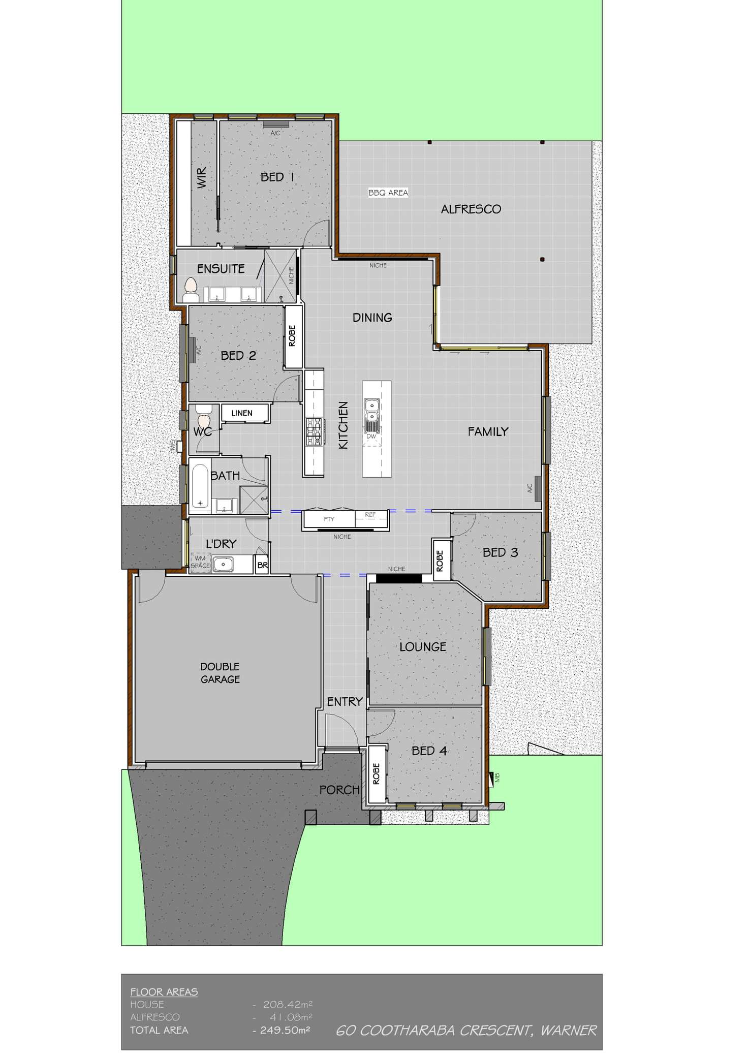 Floorplan of Homely house listing, 60 Cootharaba Crescent, Warner QLD 4500