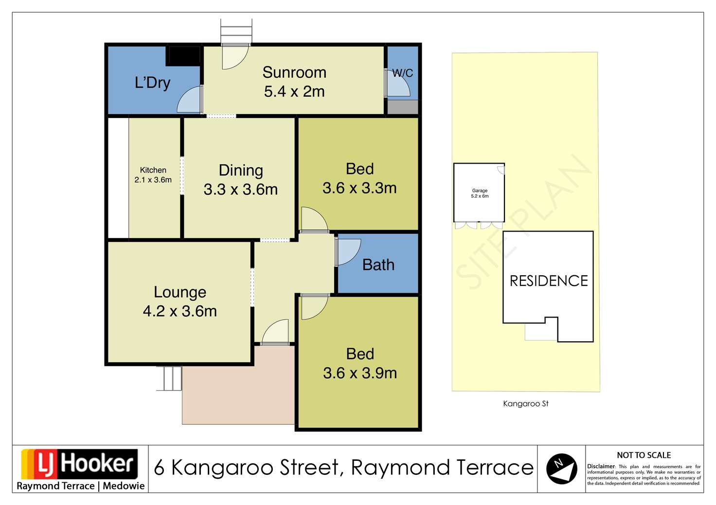 Floorplan of Homely house listing, 6 Kangaroo Street, Raymond Terrace NSW 2324