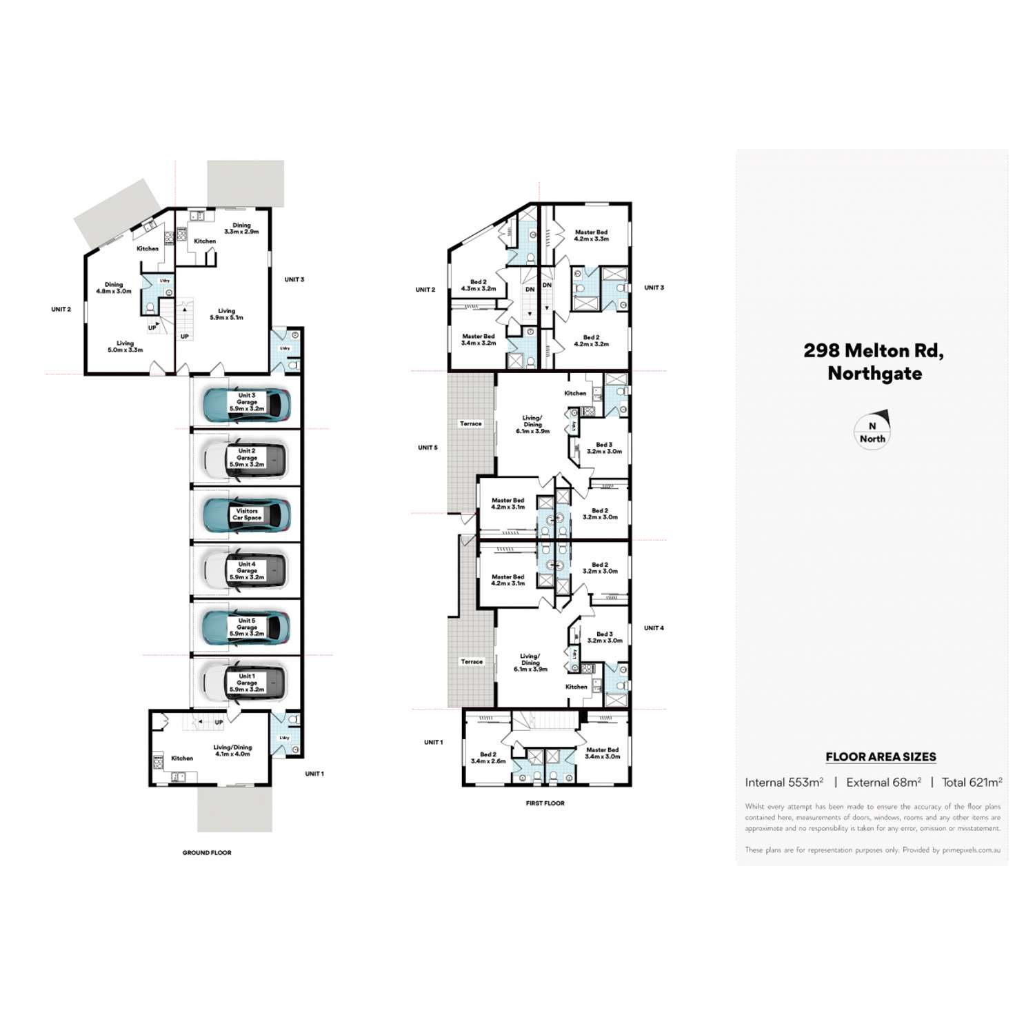 Floorplan of Homely blockOfUnits listing, 298 Melton Road, Northgate QLD 4013