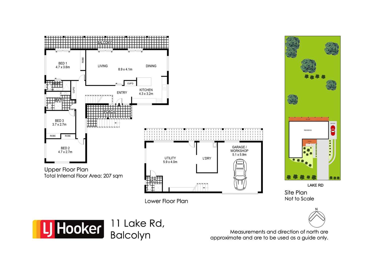 Floorplan of Homely house listing, 11 Lake Road, Balcolyn NSW 2264