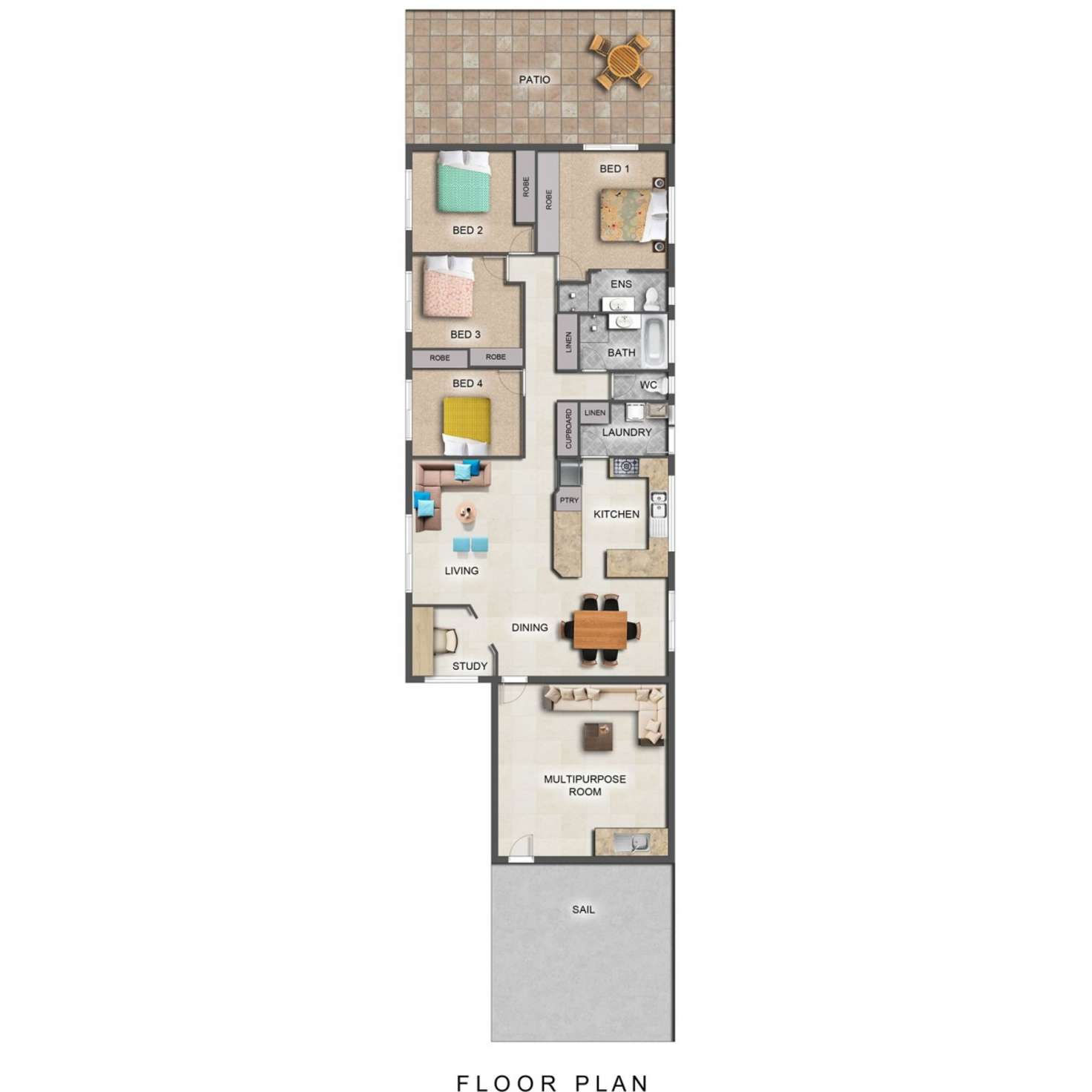 Floorplan of Homely house listing, 86 Cane Street, Redland Bay QLD 4165