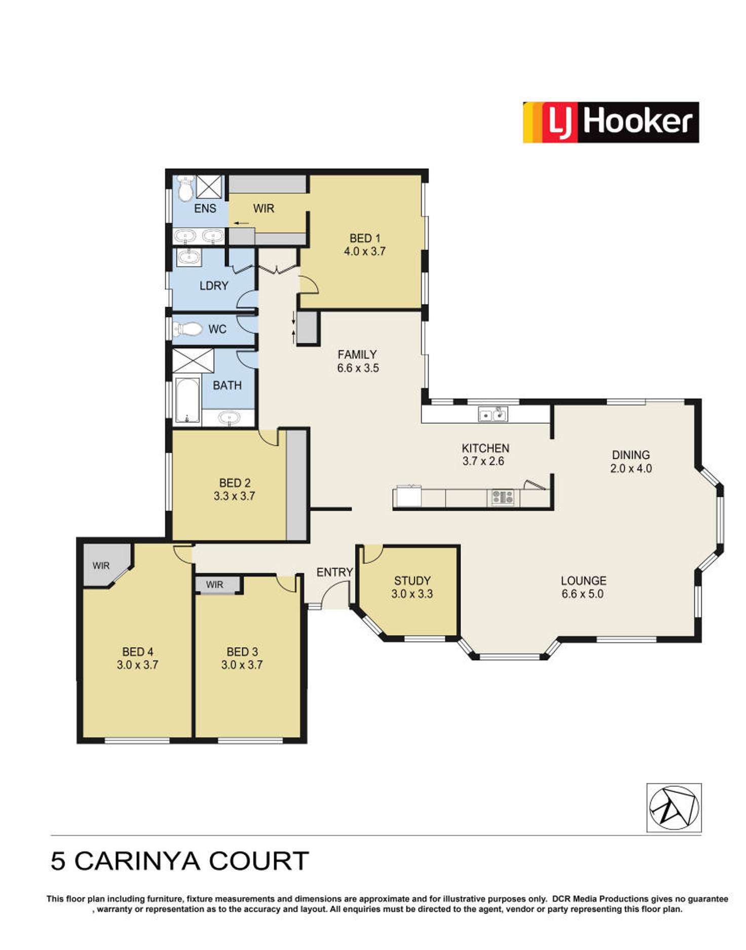 Floorplan of Homely house listing, 5 Carinya Court, Pimpama QLD 4209