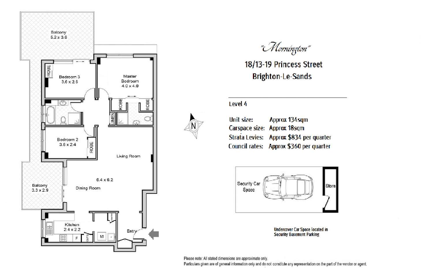 Floorplan of Homely unit listing, 18/13-19 Princess Street, Brighton-le-sands NSW 2216