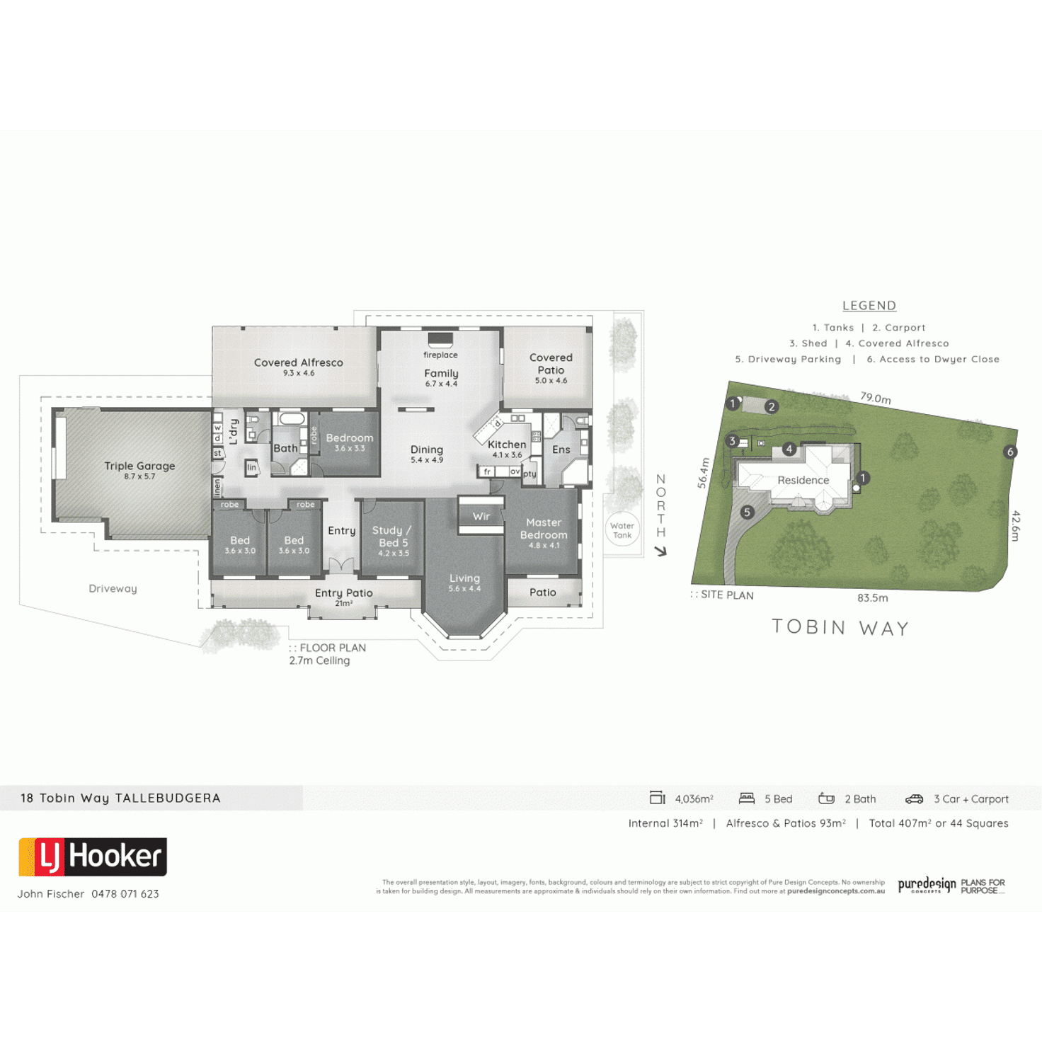 Floorplan of Homely house listing, 18 Tobin Way, Tallebudgera QLD 4228