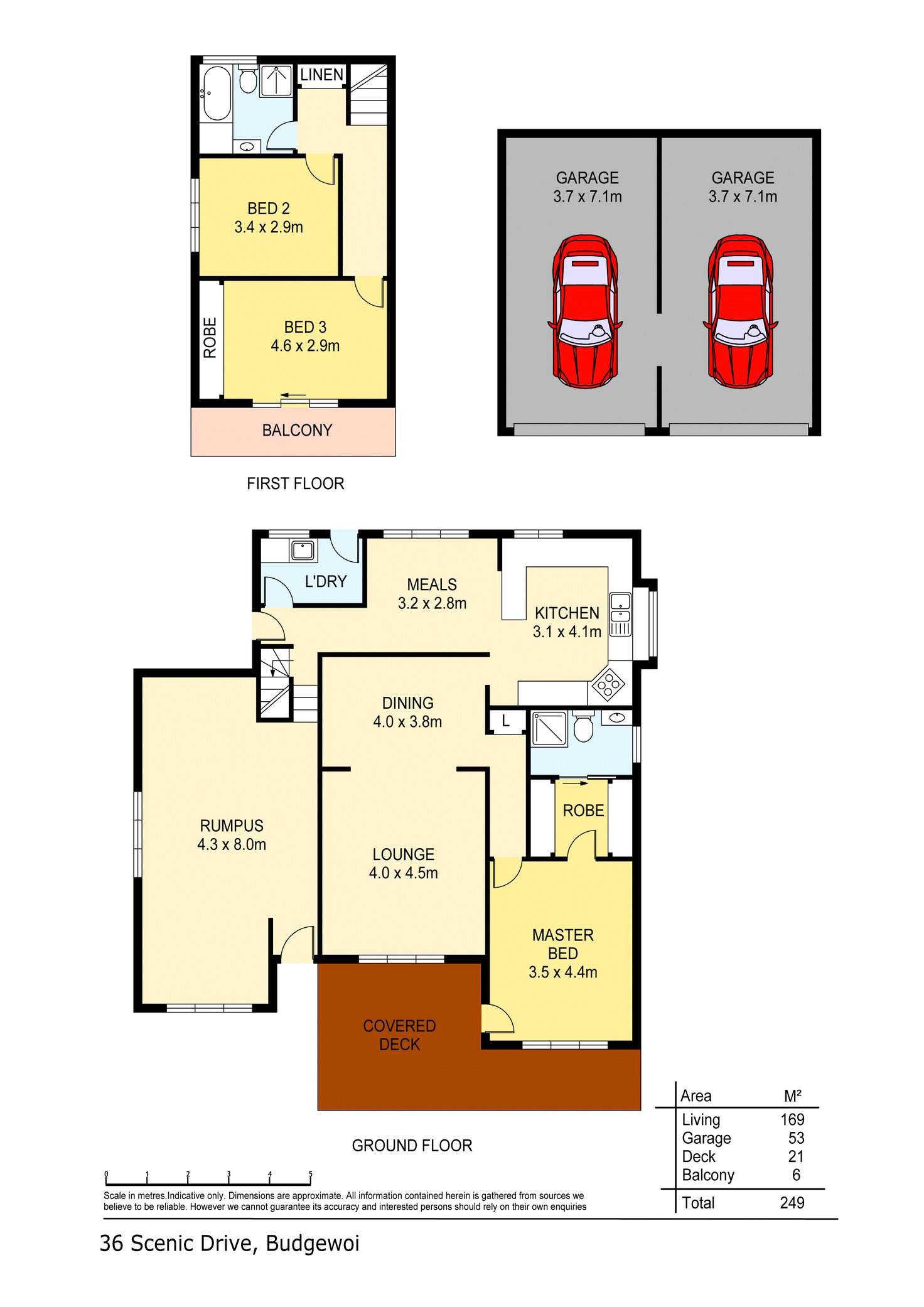 Floorplan of Homely house listing, 36 Scenic Drive, Budgewoi NSW 2262