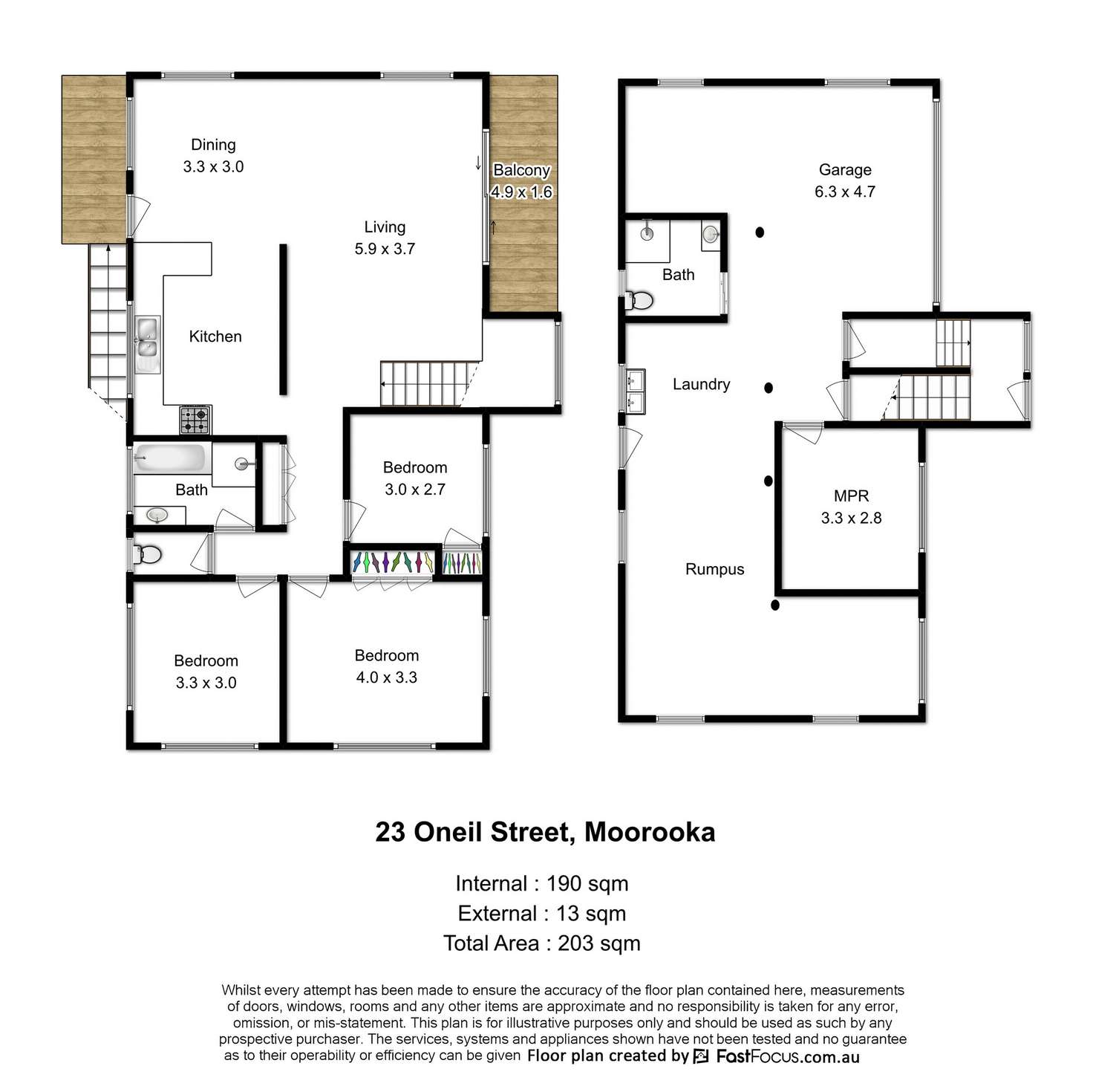 Floorplan of Homely house listing, 23 O'Neil Street, Moorooka QLD 4105