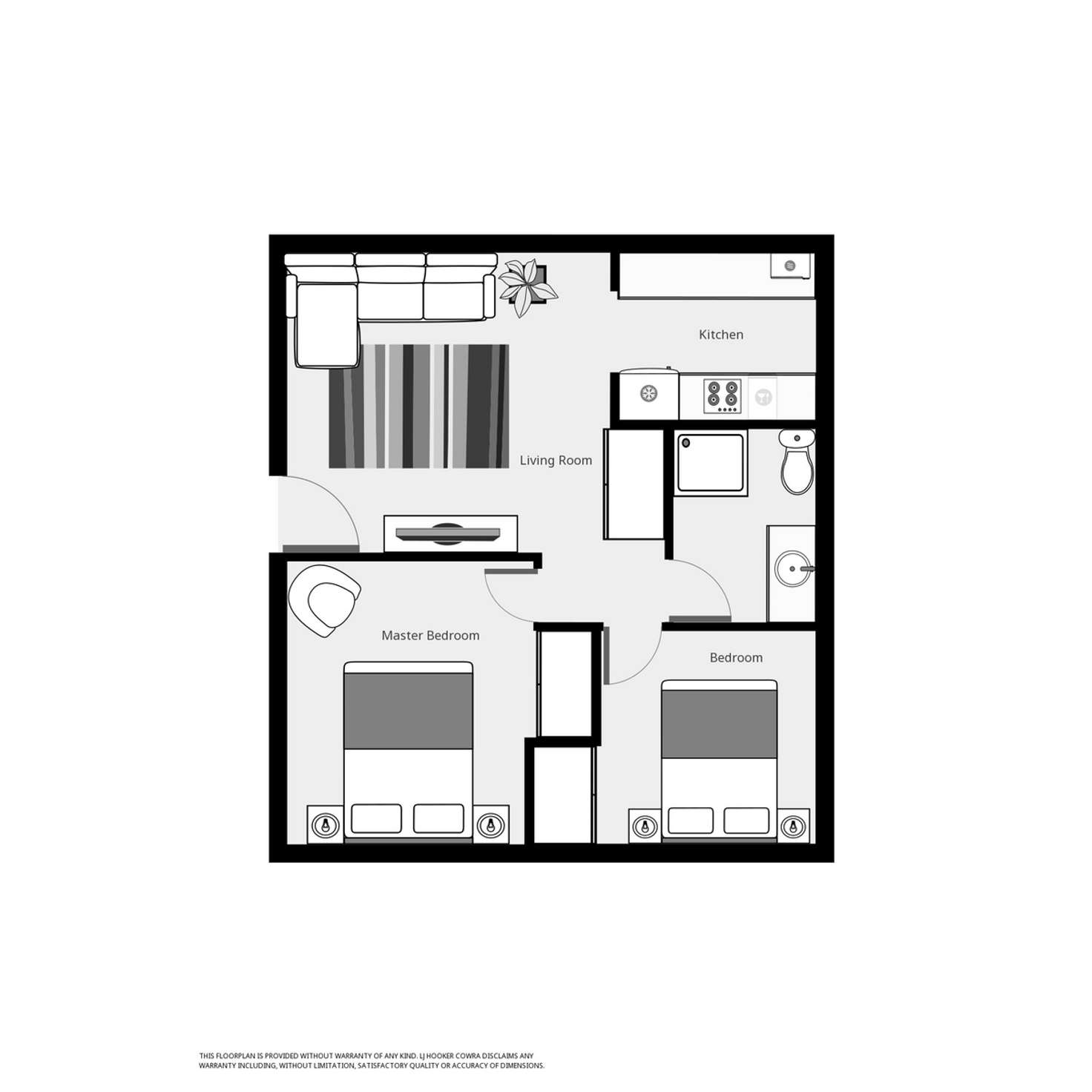Floorplan of Homely unit listing, 2/3-5 Bridge Street, North Haven NSW 2443