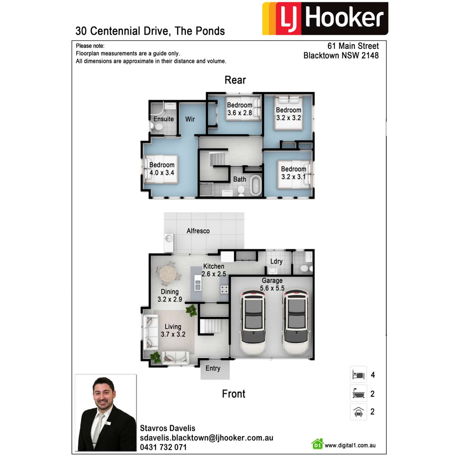 Floorplan of Homely house listing, 30 Centennial Drive, The Ponds NSW 2769