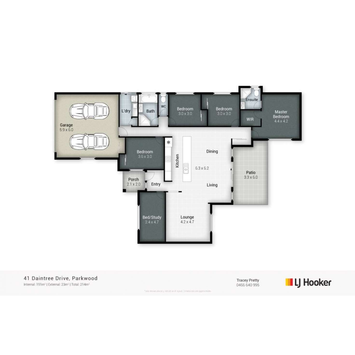 Floorplan of Homely house listing, 41 Daintree Drive, Parkwood QLD 4214