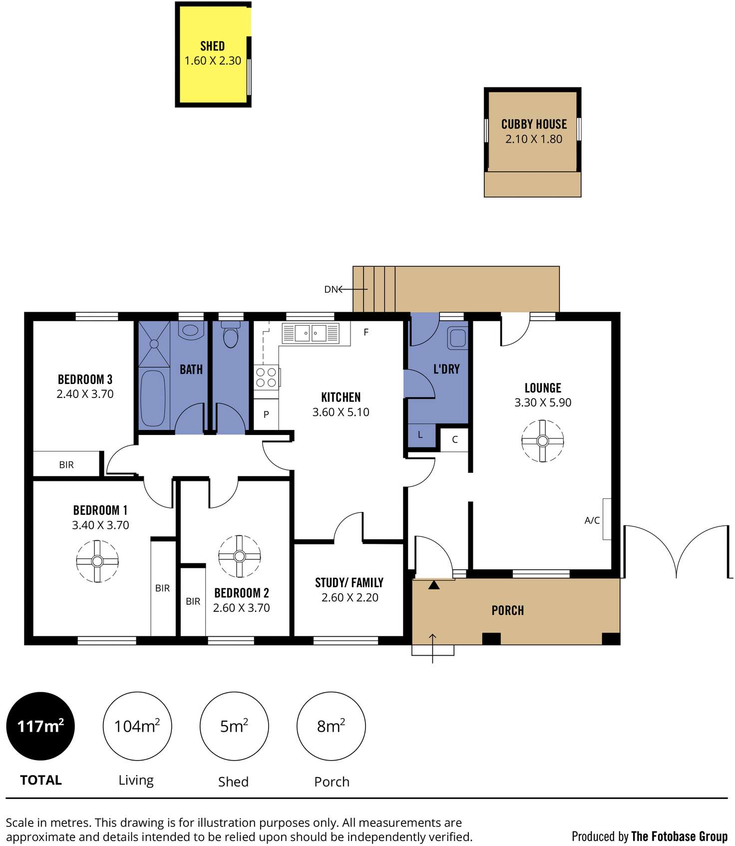 Floorplan of Homely house listing, 6 Arnhem Crescent, Hackham West SA 5163