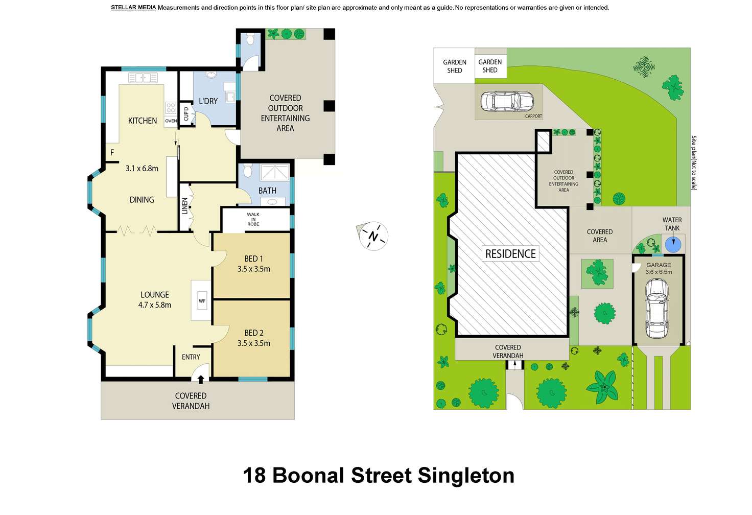 Floorplan of Homely house listing, 18 Boonal Street, Singleton NSW 2330