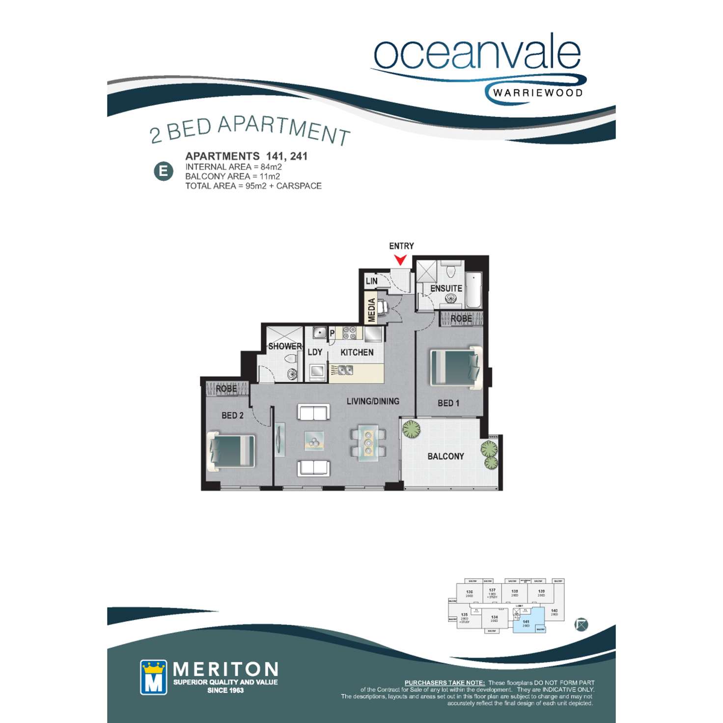 Floorplan of Homely apartment listing, 241/79-91 Macpherson Street, Warriewood NSW 2102