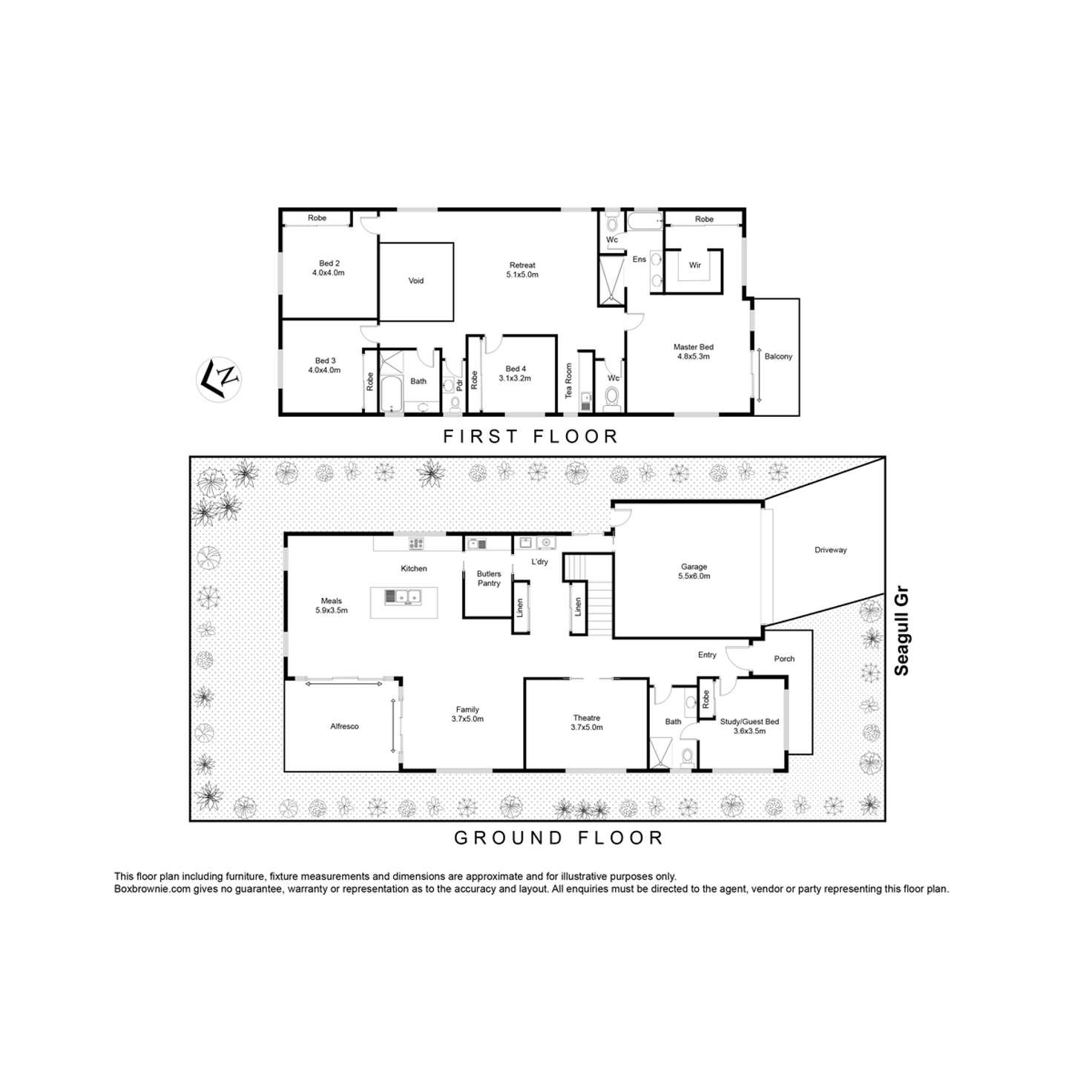 Floorplan of Homely house listing, 19 Seagull Grove, Point Cook VIC 3030