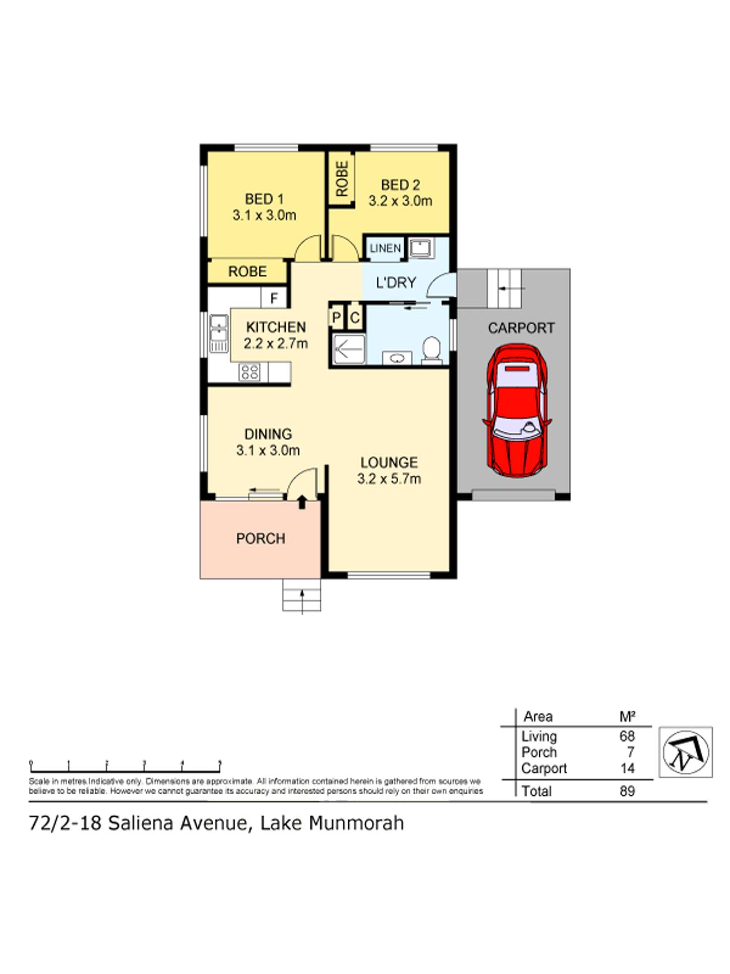 Floorplan of Homely retirement listing, 72/2-18 Saliena Avenue, Lake Munmorah NSW 2259