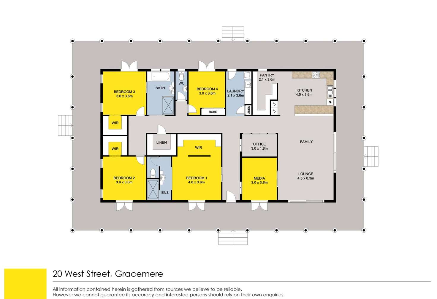 Floorplan of Homely house listing, 20 West Street, Gracemere QLD 4702