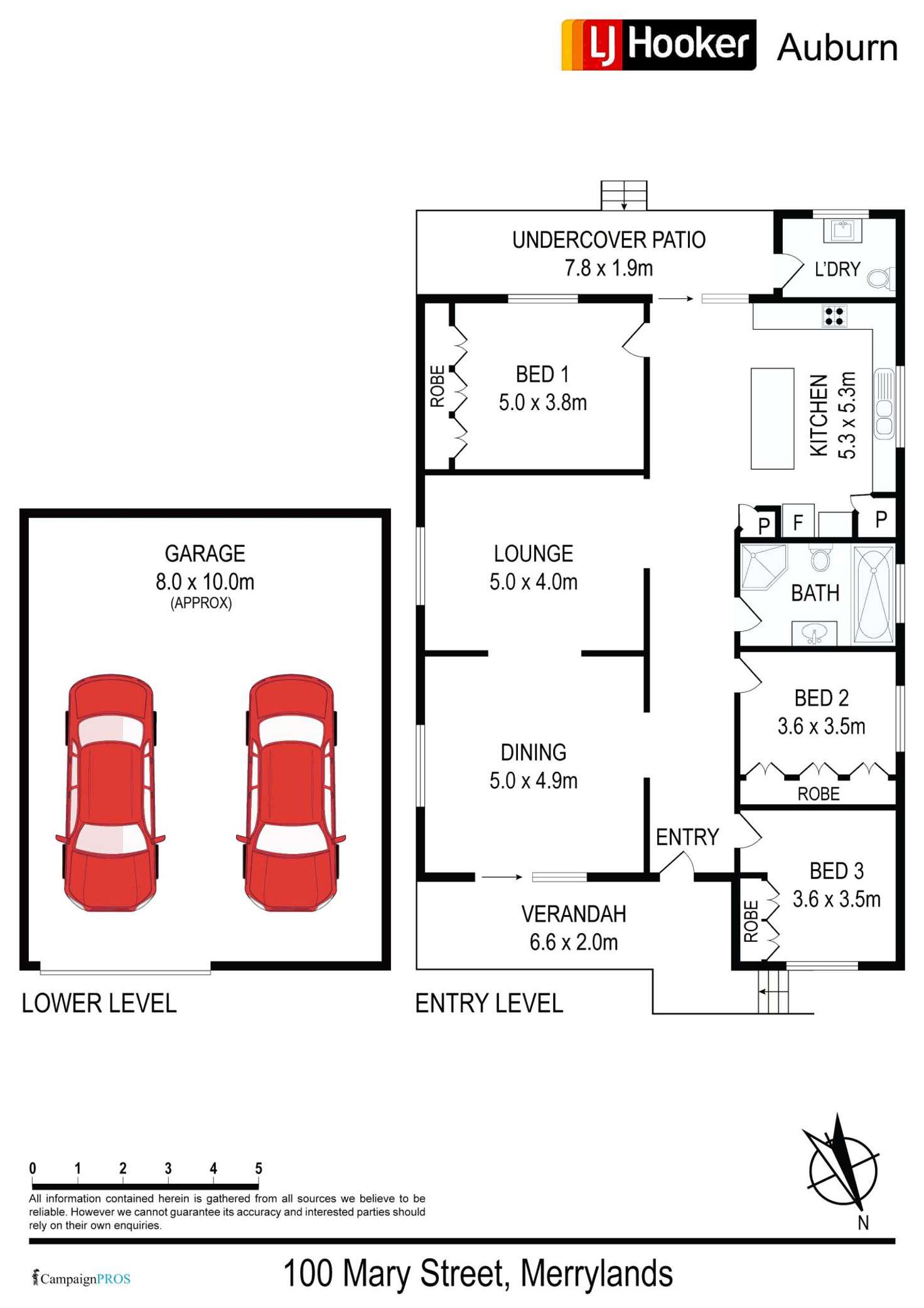 Floorplan of Homely house listing, 100 Mary St, Merrylands NSW 2160