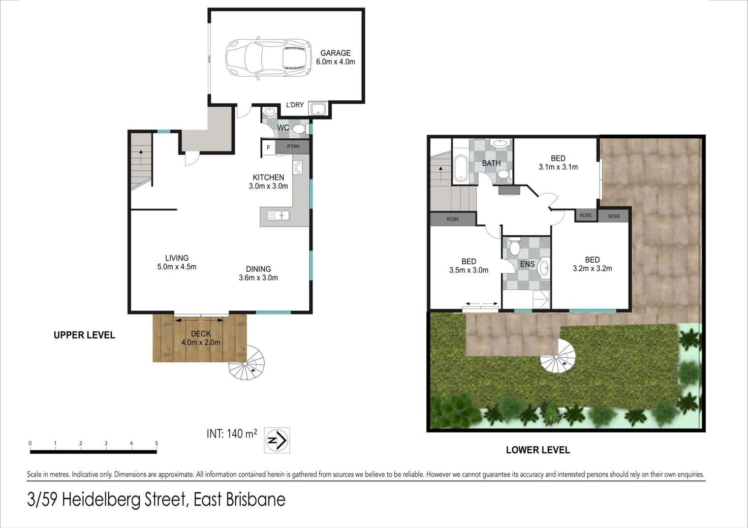 Floorplan of Homely townhouse listing, 3/59 Heidelberg Street, East Brisbane QLD 4169