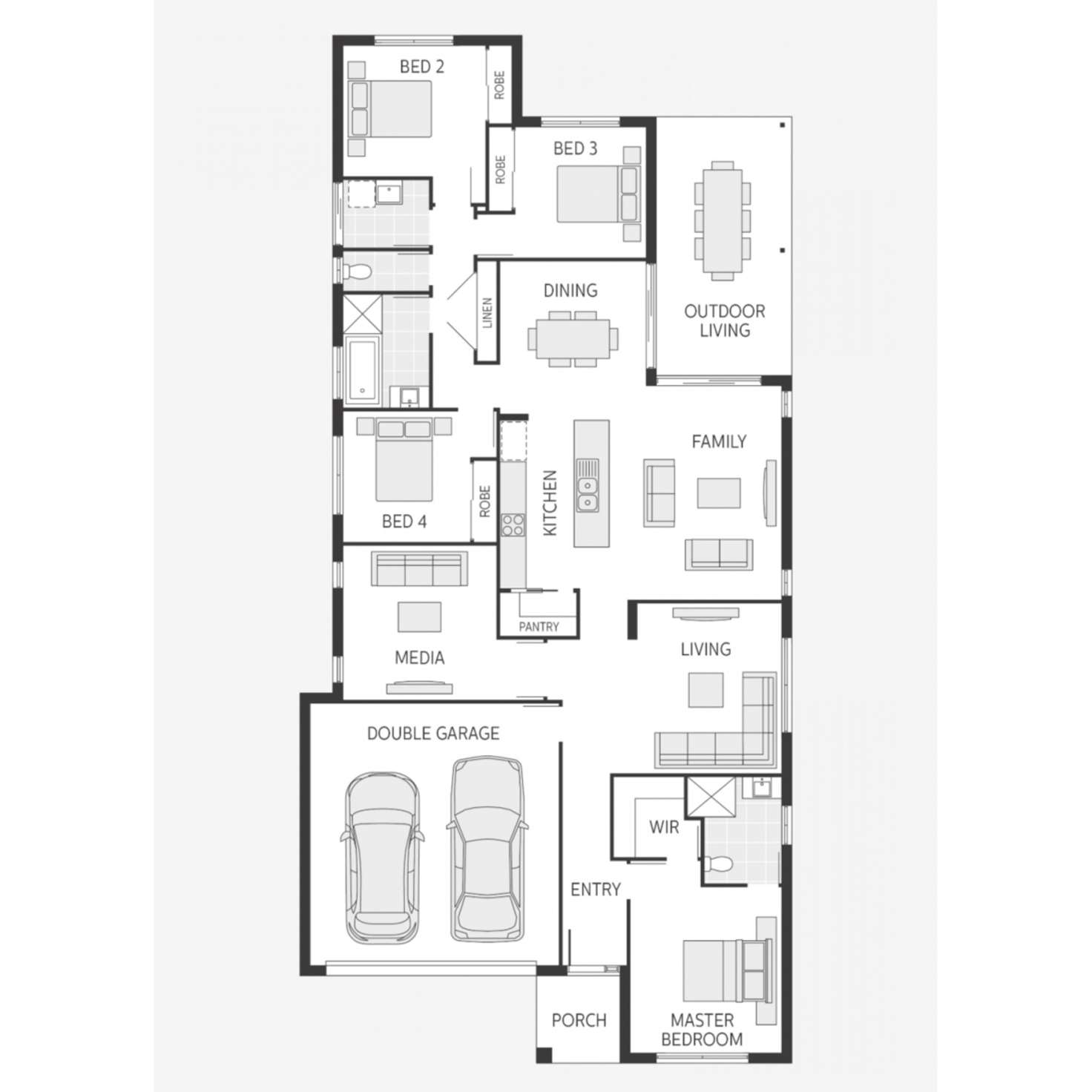 Floorplan of Homely house listing, 4 Congreve Crescent, Thornlands QLD 4164