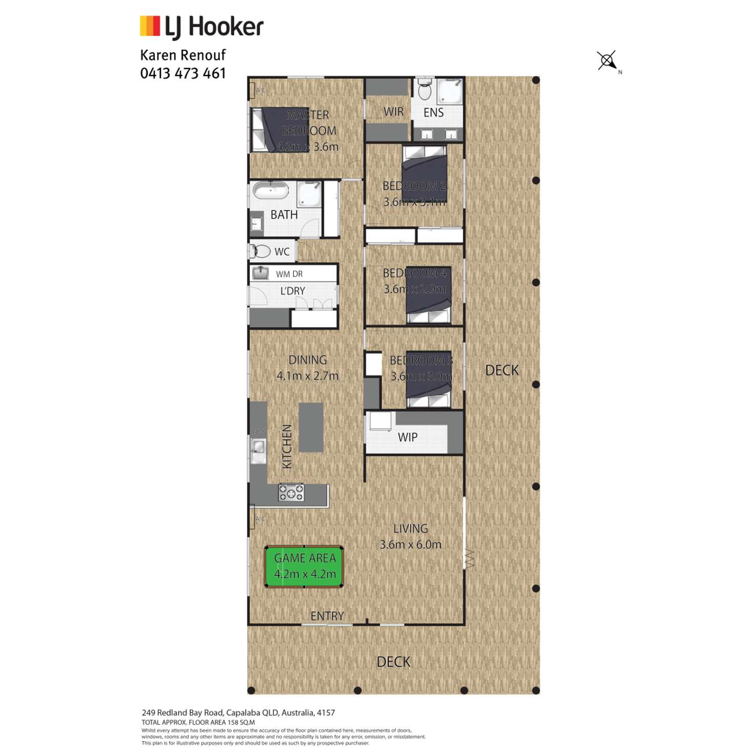 Floorplan of Homely house listing, 249 Redland Bay Road, Capalaba QLD 4157