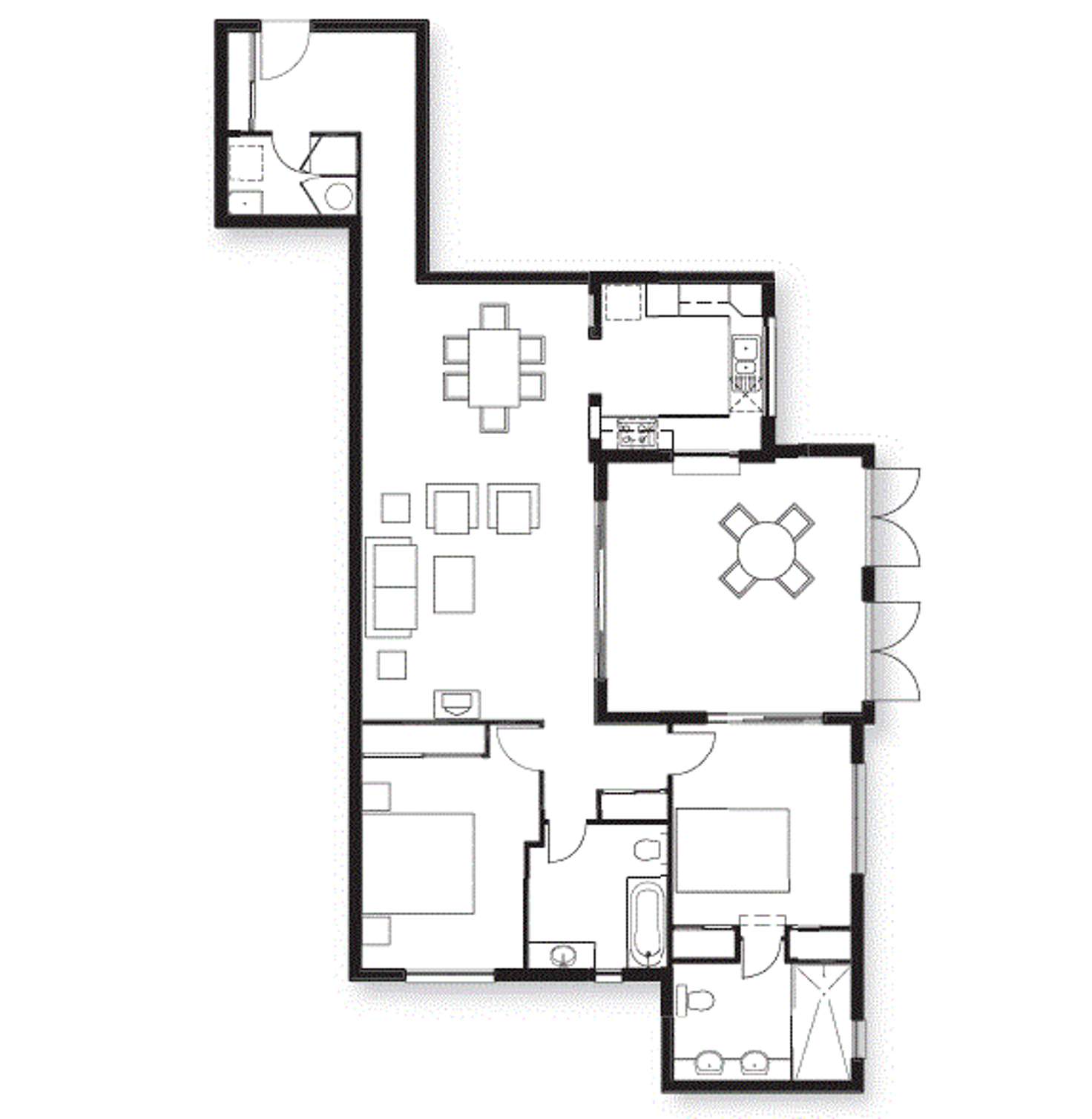 Floorplan of Homely unit listing, 1512/2 Greenslopes Street, Cairns North QLD 4870