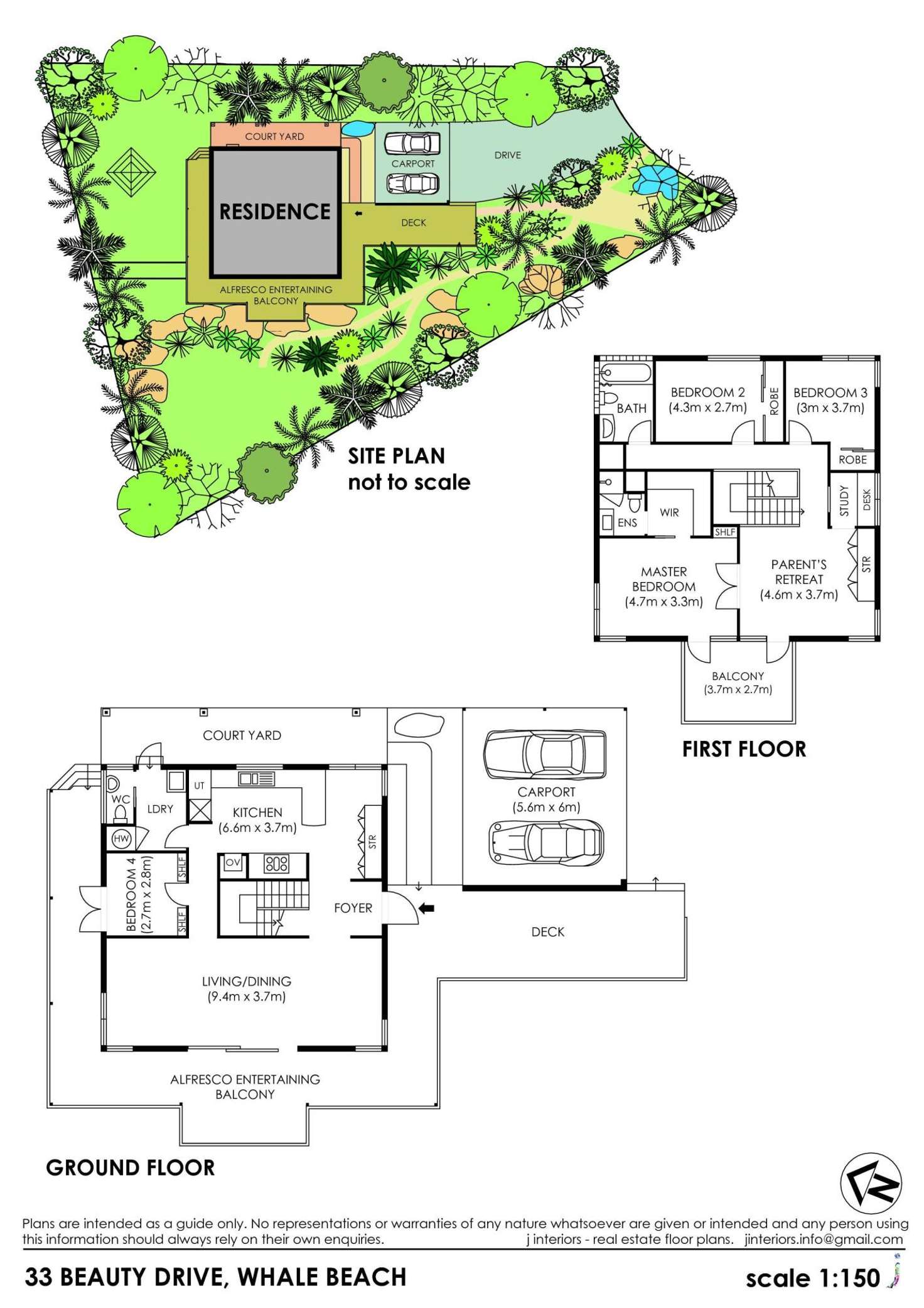 Floorplan of Homely house listing, 33 Beauty Drive, Whale Beach NSW 2107