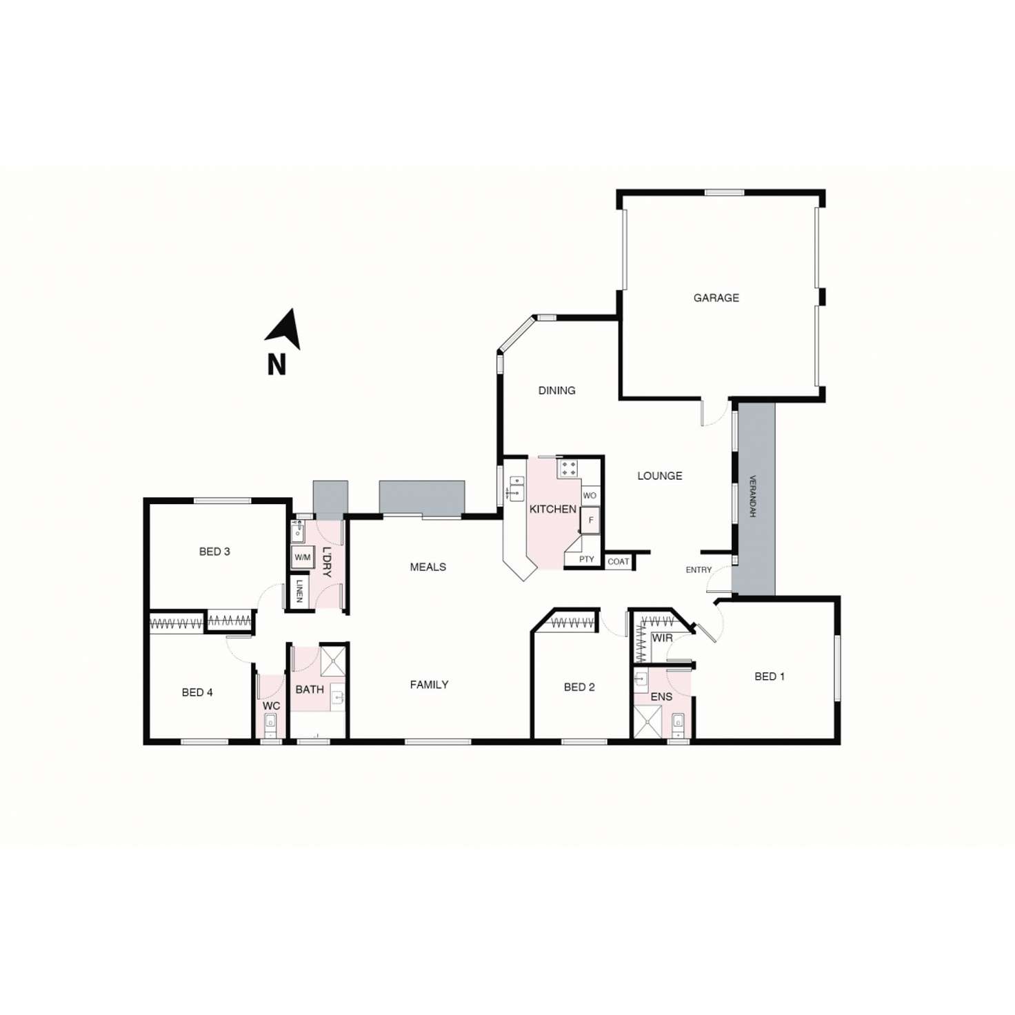Floorplan of Homely house listing, 14 Tarrabool Street, Amaroo ACT 2914