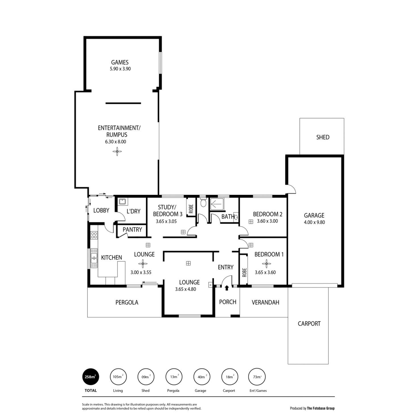 Floorplan of Homely house listing, 5 Gooranga Avenue, Salisbury North SA 5108