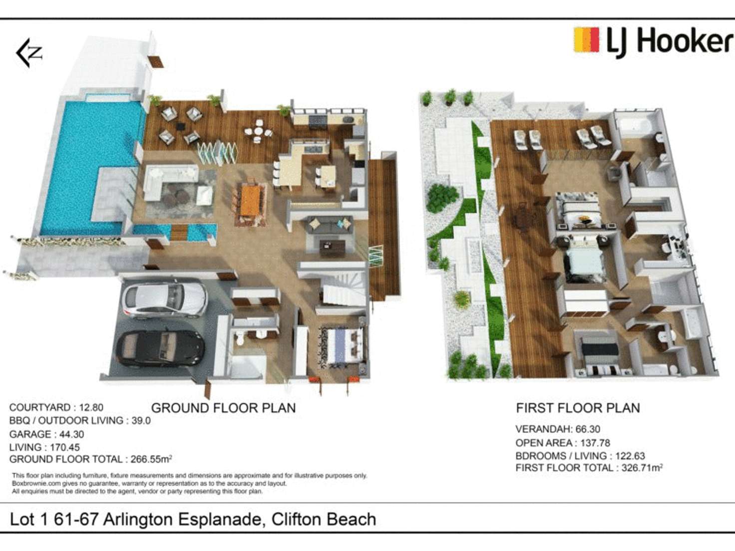 Floorplan of Homely house listing, 1/61-67 Arlington Esplanade, Clifton Beach QLD 4879