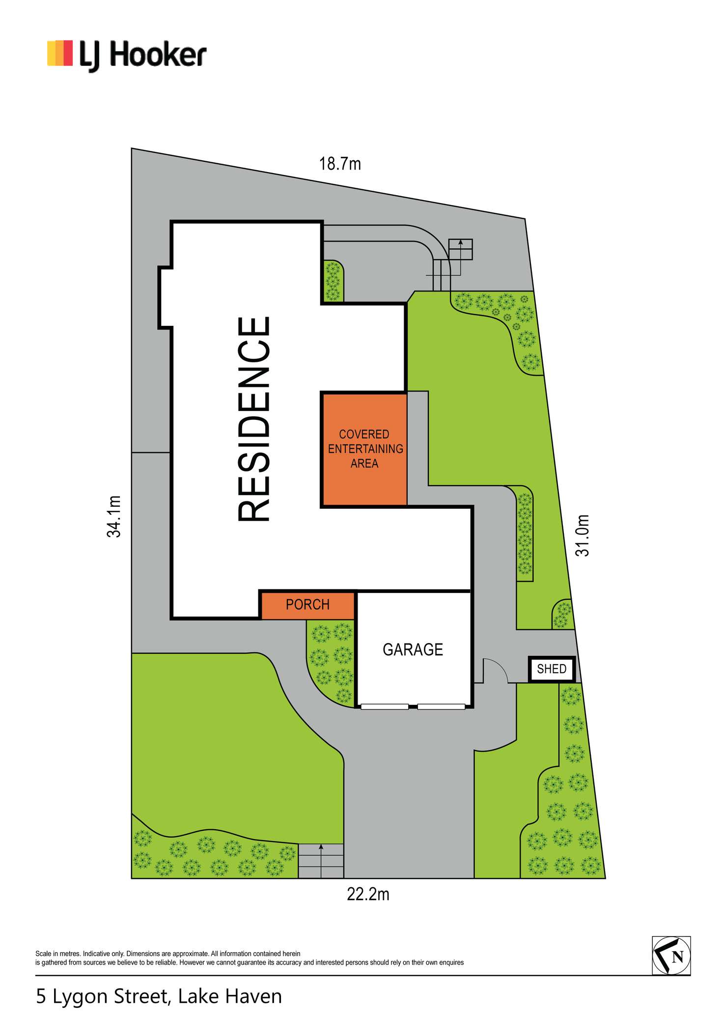 Floorplan of Homely house listing, 5 Lygon Street, Lake Haven NSW 2263