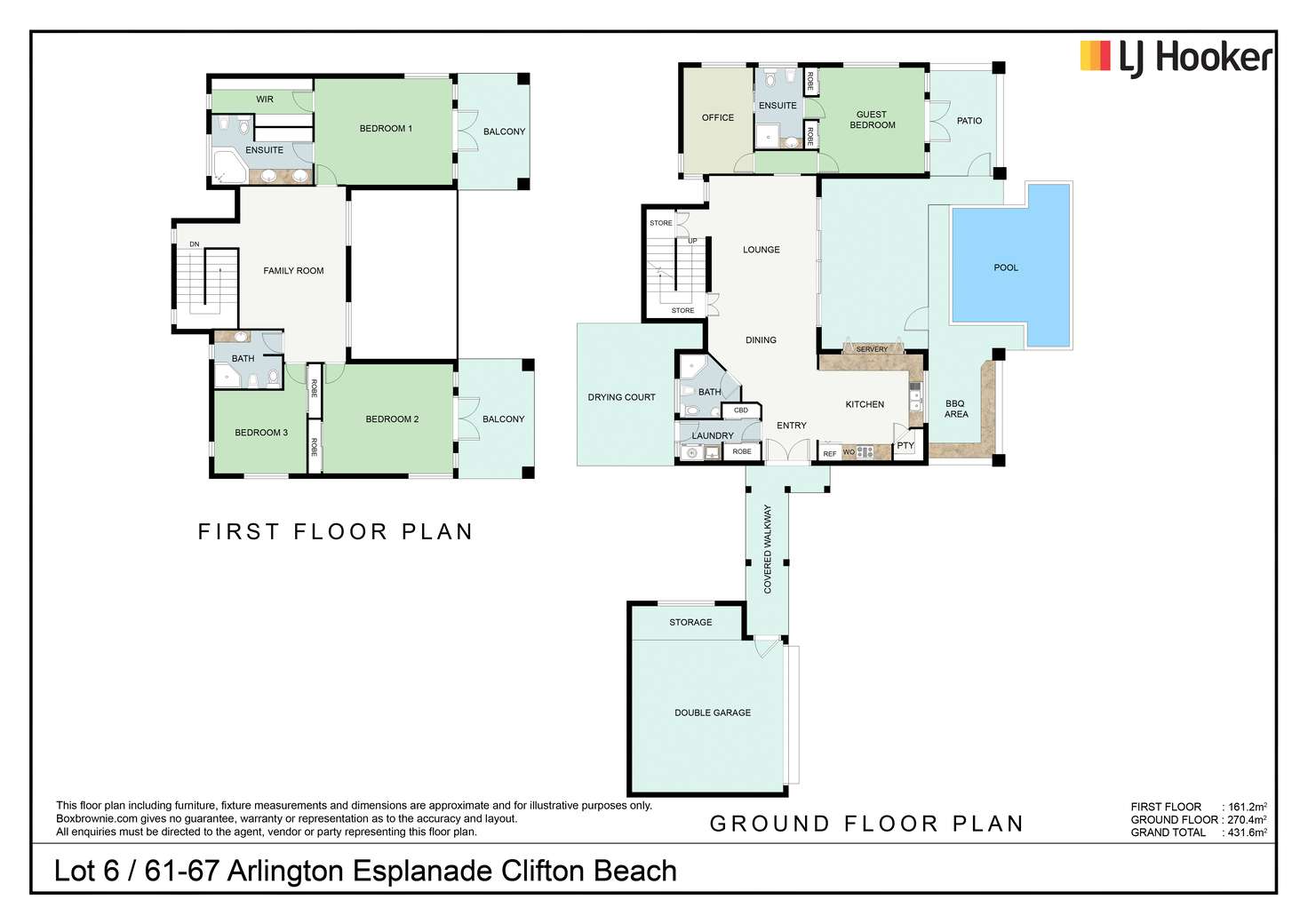 Floorplan of Homely house listing, 6/61-67 Arlington Esplanade, Clifton Beach QLD 4879
