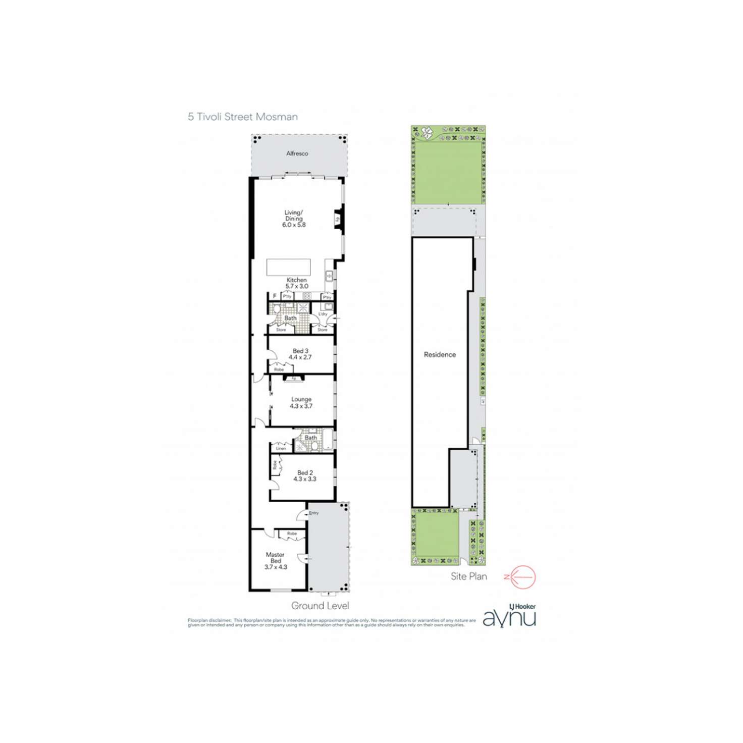 Floorplan of Homely house listing, 5 Tivoli Street, Mosman NSW 2088