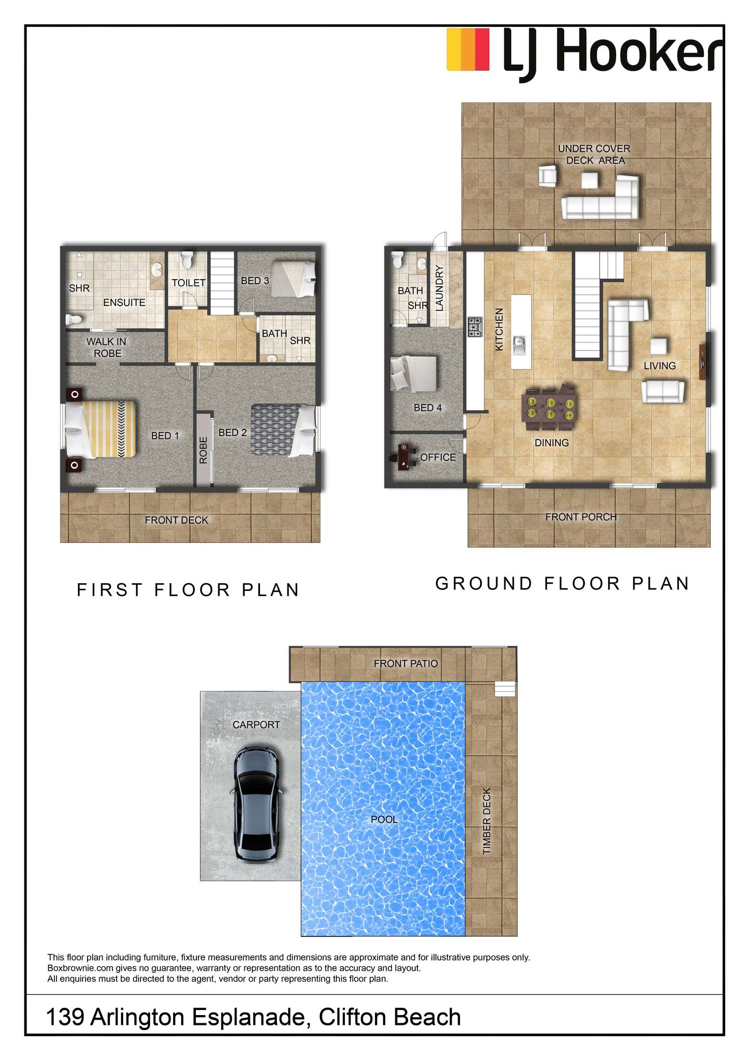 Floorplan of Homely house listing, 139 Arlington Esplanade, Clifton Beach QLD 4879