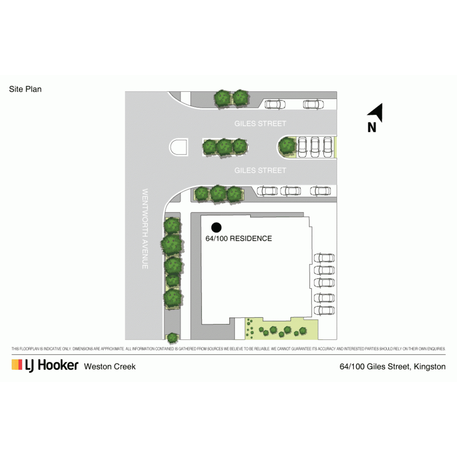 Floorplan of Homely apartment listing, 64/100 Giles Street, Kingston ACT 2604