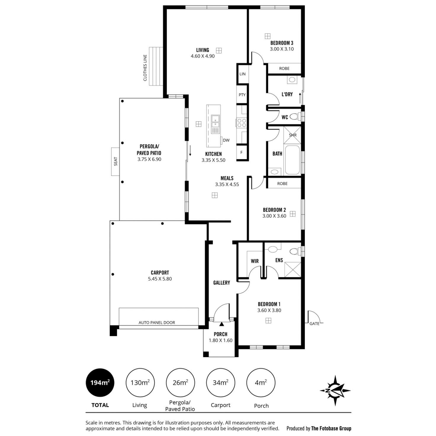 Floorplan of Homely house listing, 14 Saint Germain Avenue, Andrews Farm SA 5114