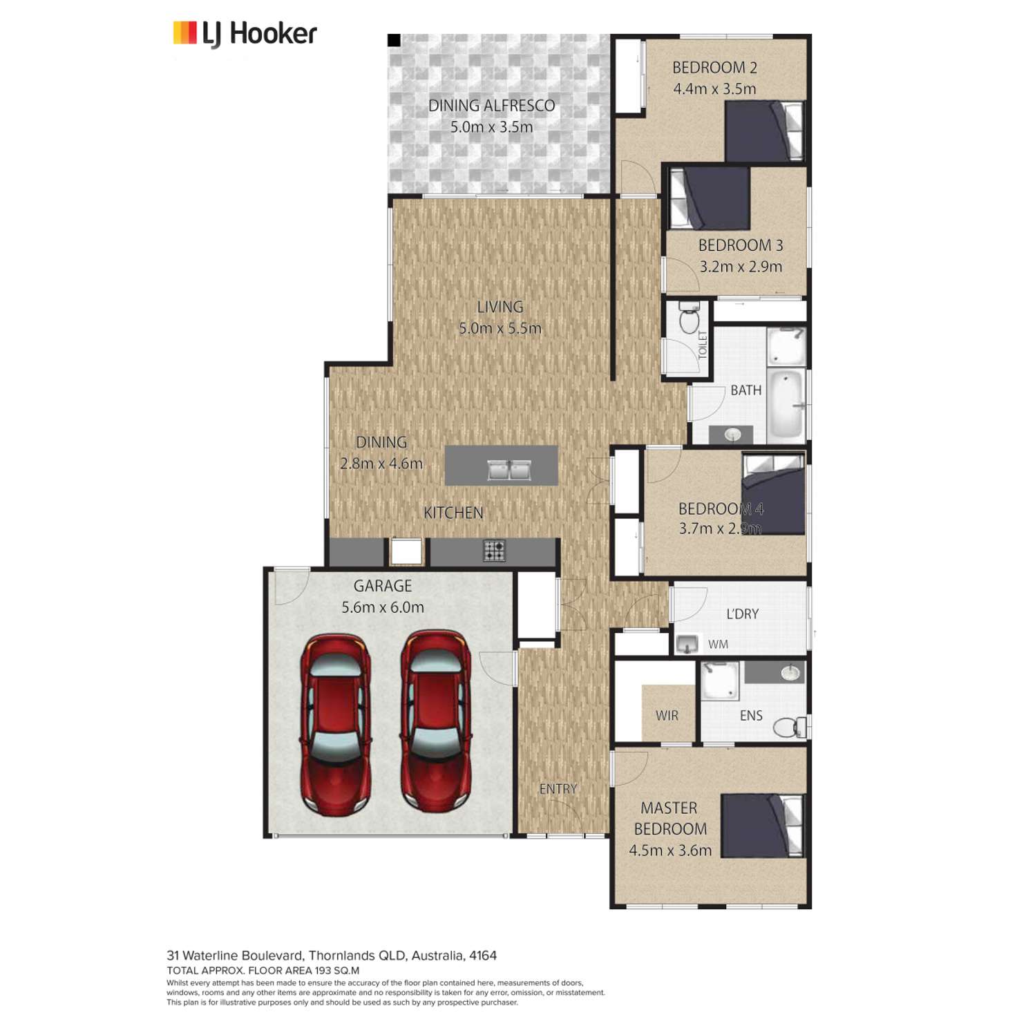 Floorplan of Homely house listing, 31 Waterline Boulevard, Thornlands QLD 4164