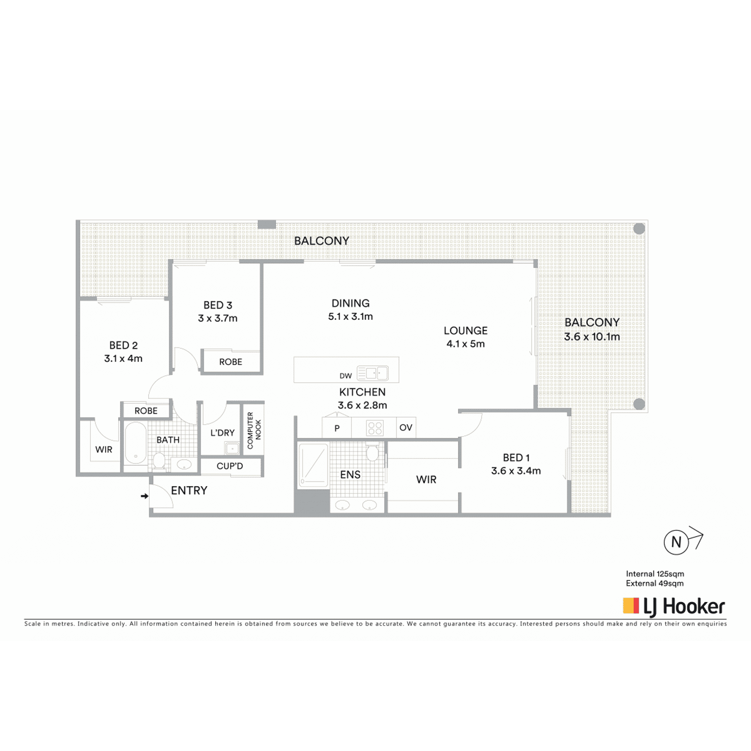 Floorplan of Homely house listing, 527/3 Kerr Street, Ballina NSW 2478
